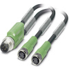 Sensor/Actuator cable SAC-3P-M12Y/2X3,0-PUR/M 8FS 1671360 Phoenix Contact; 1671360