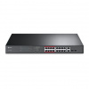 TP-Link TL-SL1218MP Nespravované Gigabit Ethernet (10/100/1000) Podpora napájania cez Ethernet (PoE) 1U Čierna (TL-SL1218MP)