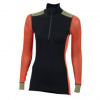 Aclima Hiking Crew Neck shirt Jet Black Poinciana Capulet Woman