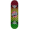 skateboard RAD CHECKERS 2 COMPLETE Rasta Fade 8.0