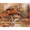 Maľovanie podľa čísel – Starý mlyn, 50 × 40 cm, bez rámu a bez napnutého plátna 8596530008361