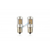 LED žiarovka BA 15S, 24LED jantárová CANBUS 12V-24V