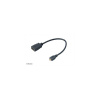 AKASA - HDMI na mikro HDMI adaptér - 25 cm AK-CBHD09-25BK