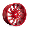 Fuel D745 SABER disk 20x10 5x139.7 78.1 ET-18, Candy red