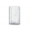 Besco Viva štvrťkruhový sprchový kút Rozmery sprchového kúta: 80x80cm, VP-80-195-C