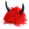 Parochňa čert červená s rohmi a vlasmi – vianoce 8590687655652