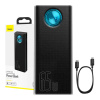 Powerbank Baseus Amblight 30000mAh, 4xUSB, USB-C, 65W (čierna)