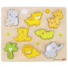 Goki puzzle vkladacie divoké zvieratká