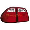 Zadné číre lampy Mercedes Benz W210 T-Model - red / crystal LED