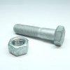 ISO 4014/4032 SB SET Skrutka šesťhranná polozávit + Matica šesťhranná 8.8/8 HDG M16 M16x140/M16