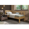 PreSpánok Utena 90 x 200 cm, pravý roh, dub D1 posteľ z dubového masívu
