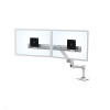 Ergotron LX Desk Dual Direct Arm - stolný držiak pre dva monitory (biely) (45-489-216)