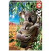 Puzzle Koala and Cub Educa 500 dielov a Fix lepidlo v balení od 11 rokov