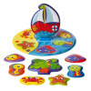 Hračka do vody Playgro - Plávajúce puzzle do vane (9321104863799)