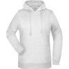 James & Nicholson Mikina JN 795 s kapucí, dámská COT02079560013-ash 3XL Ash