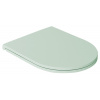 Isvea INFINITY WC sedátko SLIM, Soft Close, Easy Take, zelena mint 40KF0542I-S