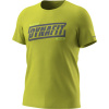 Tričko DYNAFIT Graphic Cotton M S/S Tee Golden Lime Tabloid Zelená XXL