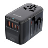 Blitzwolf BW-TA2 cestovný adaptér 5 v 1 2xUSB PD + 2xC QC + C GaN 100W BW-TA2