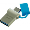 Goodram USB flash disk OTG, USB 3.0, 16GB, ODD3, modrý, ODD3-0160B0R11, USB A / USB C, s krytkou