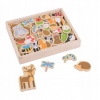 Bigjigs Toys magnetky lesné zvieratká