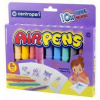 Fúkacie fixy CENTROPEN 1500, 10ks Air Pens Pastel set