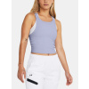 Dámske tielko Under Armour Meridian Rib Crop Tank Fialová LG