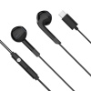 Slúchadlá s mikrofónom pre USB-C Kruger & Matz C2 čierne
