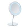 WENKO LED stojace zrkadlo BROLO biele 17x15x13 cm