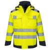 Portwest MV70 MODAFLAME RAIN MULTI-NORM ARC Reflexná bunda XL, Fluorescenčno žltá-Námornícka modrá
