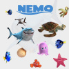 Samolepka na zeď Nemo 60x30 cm