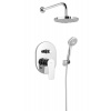 Aqualine LOTTA podomietkový sprchový set s pákovou batériou, 2 výstupy, chróm LT743