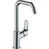 Hansgrohe Focus - Umývadlová batéria 240 s otočným výtokom a odtokovou súpravou s tiahlom, chróm 31609000