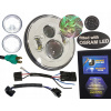 LED lampa s čipmi OSRAM 7 palcov reflektor homologácia