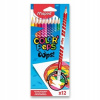 Farbičky 12 farieb Maped ColorPeps trojuholníkové OOPS s gumičkou