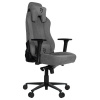 AROZZI herní židle VERNAZZA Soft Fabric Ash/ povrch Elastron/ popelavá VERNAZZA-SFB-ASH