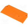 Krajní/oddělovací destička 281-9 281 oranžová 2,5x29x59mm