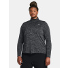 Dámske tričko Under Armour Tech 1/2 Zip - Twist&-BLK Čierna 2X