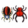Veniec na dvere - 2 Halloween Art Shape Spider Garland (Veniec na dvere - 2 Halloween Art Shape Spider Garland)