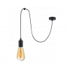BERGE Závesná lampa SPIDER + stmievateľná LED žiarovka E27 12W