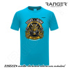 Tričko RANGER® - BORN TO RAISE HELL 4XL Modrá
