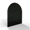 HS Flamingo Sklo pod kachle oblúk R500, čierne, 1000 x 1200 x 6 mm
