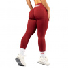 Legíny High-waist push-up POWER 888 červené - M