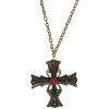 Gotický náhrdelník s krížom