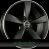 AVUS AF10 10x21 5x112 ET50.00 matt black polished