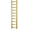 Mexen, kúpeľňový radiátor Mexen Bolt 1200 x 300 mm, 189 W, zlatý - W126-1200-300-00-50