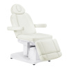 Elektrické kozmetické kreslo azzurro 708a 4 silné. biele vyhrievané