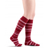 MICROFIBER SHADE MIOCROFIBER SHADES LÝTKOVÉ PONOŽKY PRE ŽENY Farba: Wine Mini-Stripe, Veľkosť: C 41-44