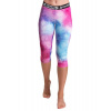 dámské tříčtvrteční termo kalhoty Meatfly Kori Termo Shorts 2022 Purple Aquarel