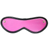 ROUGE Leather Blindfold Eye Mask Pink