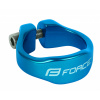 FORCE objímka sedlovky na inbus 31,8mm Al, modrá